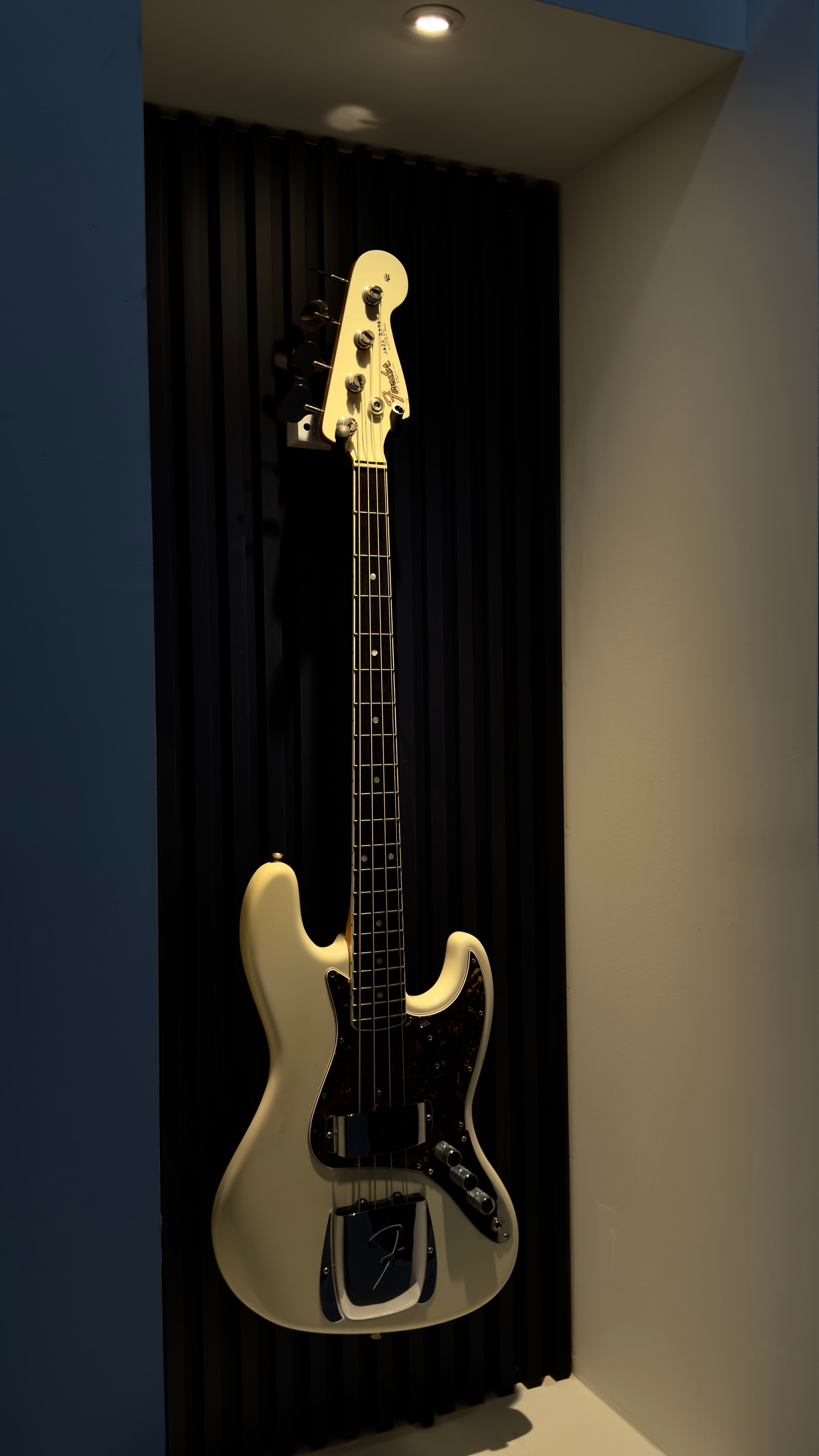 Fender Jazz Bass in the studio